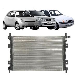 Radiador Fiesta Courier 2000 A 2002 1.6 Ka 2009 A 2012 1.0