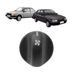Botao Painel Escort 86 A 1992 Hobby 93 A 1996 Longo Sem Led