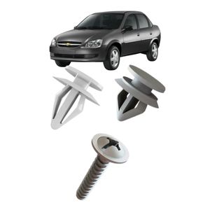 Kit Presilha Forro Porta Dianteira Classic Sedan 2010 A 2017