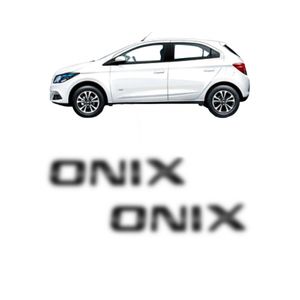 Adesivo Resinado Onix 2012 A 2020 Preto