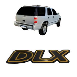 Adesivo Dlx Blazer 1997 A 2001 Ouro Resinado