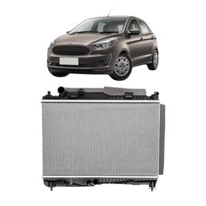 Radiador Compativel Com Ka 2019 A 2021 C/ar C/s  Ta