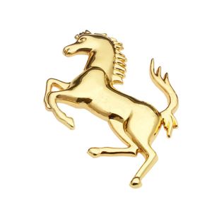 Adesivo Cavalo Ferrari Dourado