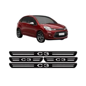 Adesivo Protetor Porta C3 Preto