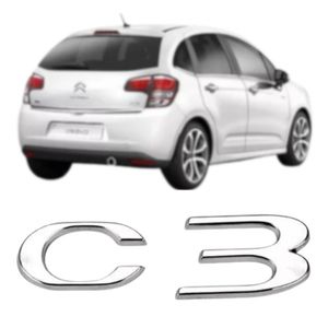 Emblema C3 2013 2014 2015 2016 2017 2018 2019 Cromado