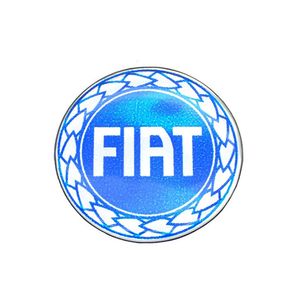 Adesivo Calota Fiat Azul 48mm 4 Pecas
