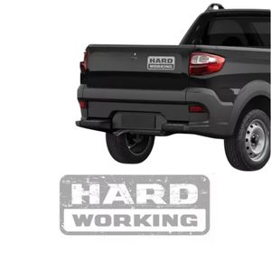 Adesivo Hard Working Cinza Mala Strada 2018 2019