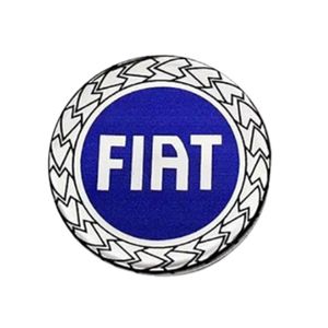 Adesivo Fiat Chaveiro Azul Resinado