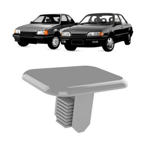 Presilha Teto Cinza Monza Opala Kadett 1989 A 1998 10 Pecas