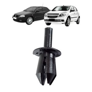 Presilha Spoiler Preto Agile 2010 A 2014 Astra 1999 A 2011