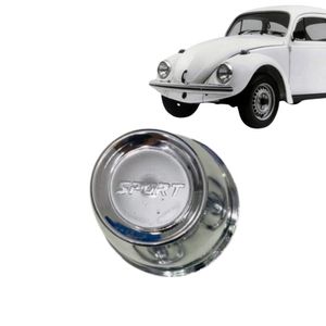 Copinho Roda Fusca Cromada Plastica