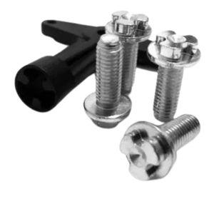 Kit Anti Furto Para Calotinhas Renault  1 Chave  4 Parafusos
