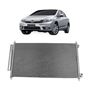Condensador Civic 2012 A 2016 1.8 2.0 16v Flex