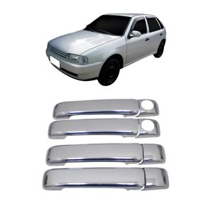 Aplique Macaneta Cromado Gol G2 4p 1996 A 1999
