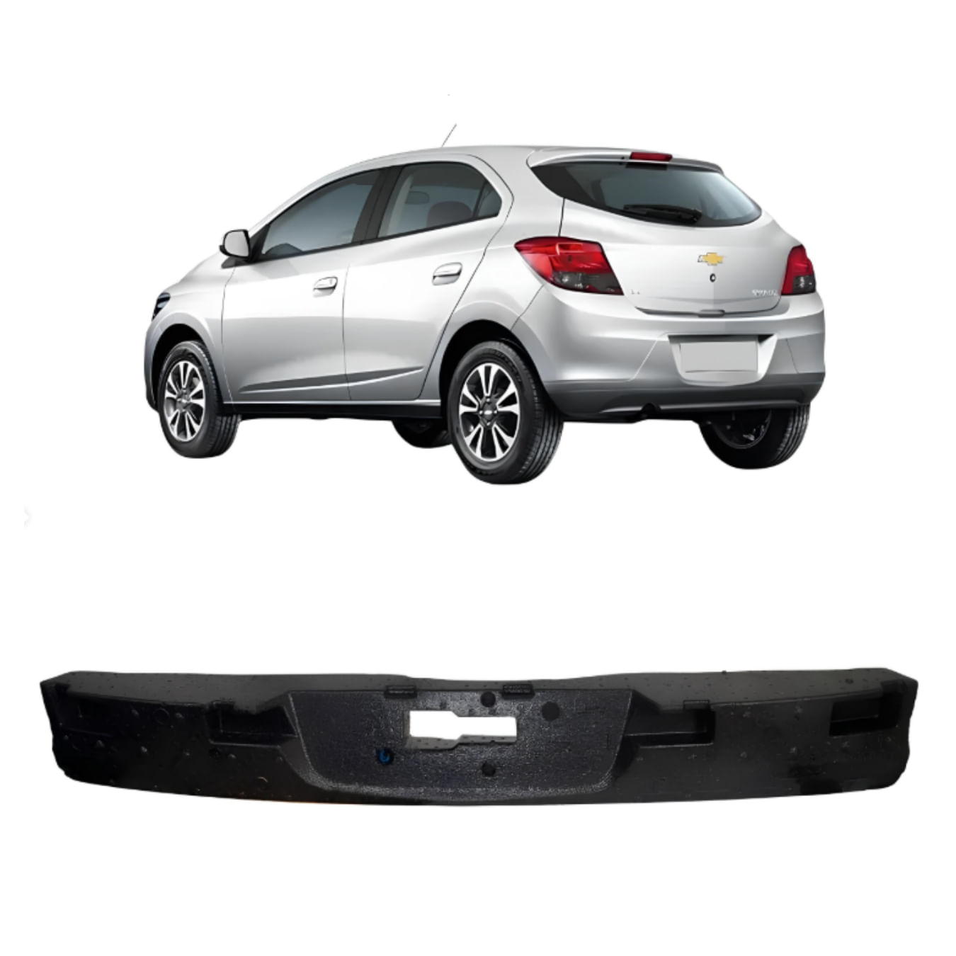 Absorvedor Impacto Onix 13/15 Traseiro Gm 94746980 - Fuscão Preto