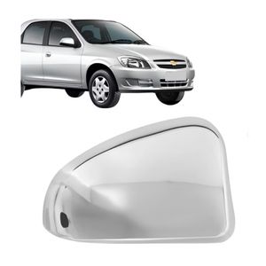 Aplique De Retrovisor Celta Prisma 2000 A 2006 Cromado