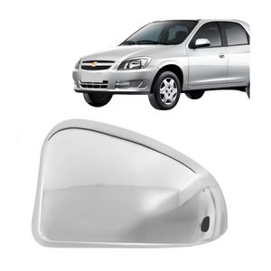 Aplique De Retrovisor Celta Prisma 2000 A 2006 Cromado