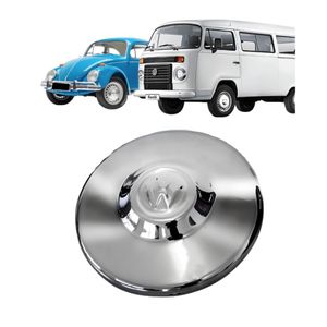 Calota Fusca Kombi 1998 A 2014 Moderna Cromada Plastica
