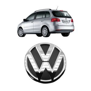 Emblema Mala Cromado Spacefox 2011 2012 2013 2014