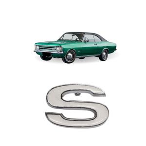 Emblema S Branco Opala Ss