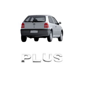 Emblema Mini Cromado Plus Gol G3 1999 A 2005