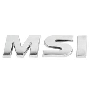 Emblema Cromado Msi Grande Fox Gol Voyage G5 G6
