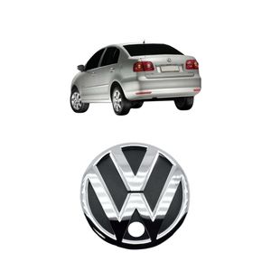 Emblema Mala Com Furo Polo Sedan 2003 A 2014