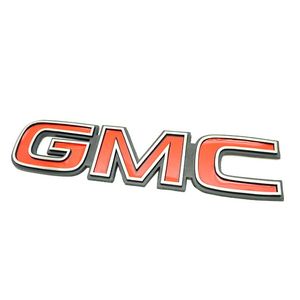 Emblema Placa Gmc Mini Gm Vermelho