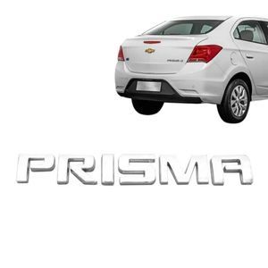 Emblema Prisma 2006 A 2019 Cromado