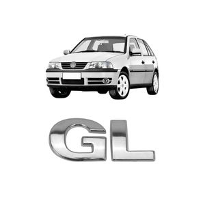 Emblema Placa Cromado Gls Vw G3