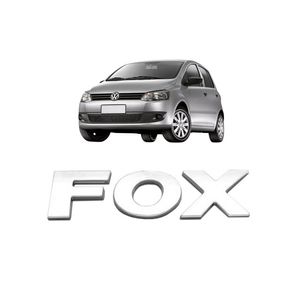 Emblema Cromado Letreiro Fox 2010 A 2014