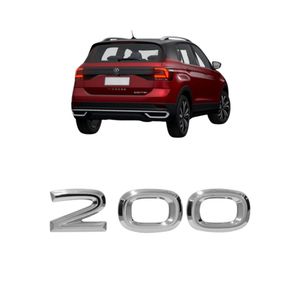 Emblema Placa Letreiro Cromado T Cross 200 2019 A 2021