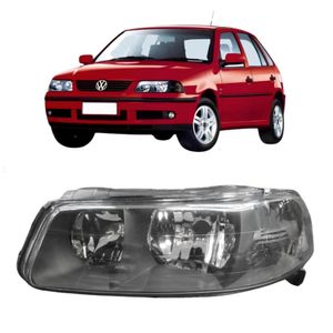 Farol Gol G3 2000 A 2005 Duplo Mascara Negra
