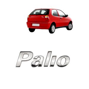 Emblema Traseiro Palio 2000 2001 Cromado