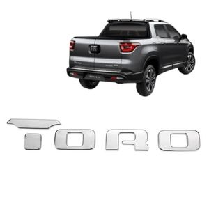 Emblema Traseiro Toro 2016 A 2019 Cromado