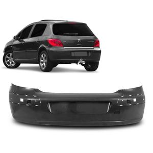 Parachoque Traseiro 307 Hatch 2001 2002 2003 2004 2005 2006