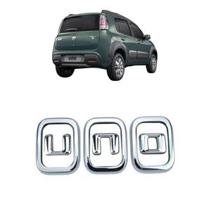 Emblema Uno 2011 A 2016 Cromado