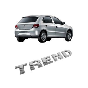Emblema Letreiro Cromado Trend Gol Voyage G5 2008 A 2012
