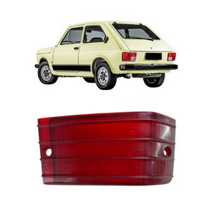 Lente Lanterna 147 1978 A 1982 Traseira Superior Vermelha