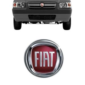 Emblema Grade Uno Palio Fiorino 2004 A 2012  Vermelha