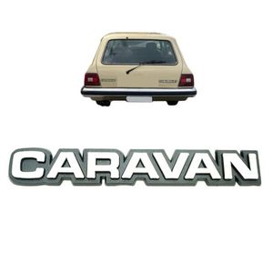 Emblema Cinza Caravan Antiga 1975 A 1995