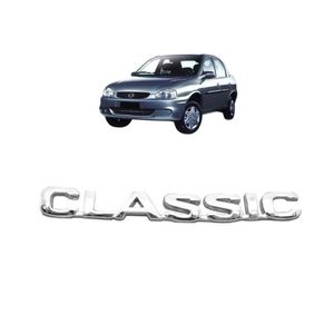 Emblema Cromado Pequeno Classic  2000 A 2004