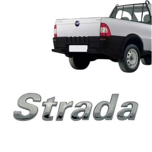 Emblema Strada 2000 A 2008 Cromado