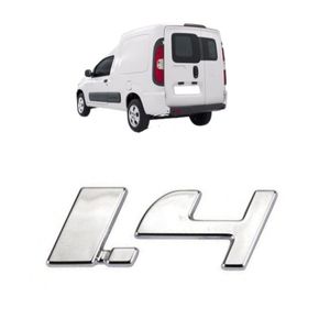 Emblema 1.4 Fiorino 2014 A 2019 Acima Cromado
