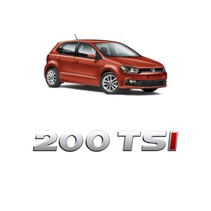 Emblema Cromado 200 Tsi Polo 2018 2019