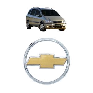 Emblema Gravata Dourada Grade Zafira 2000 A 2003