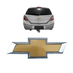 Emblema Gravata Dourado Mala Vectra 2010 A 2012