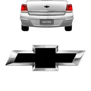 Emblema Gravata Preta Mala Vectra 2010 A 2012