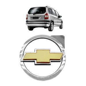 Emblema Gravata Dourada Mala Zafira 2000 A 2003