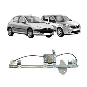 Maquina Vidro Sandero 2007 A 2014 206 1999 A 2008